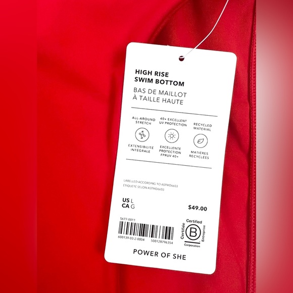 Athleta High Rise Bikini Swim Bottoms - Picture 5 of 12